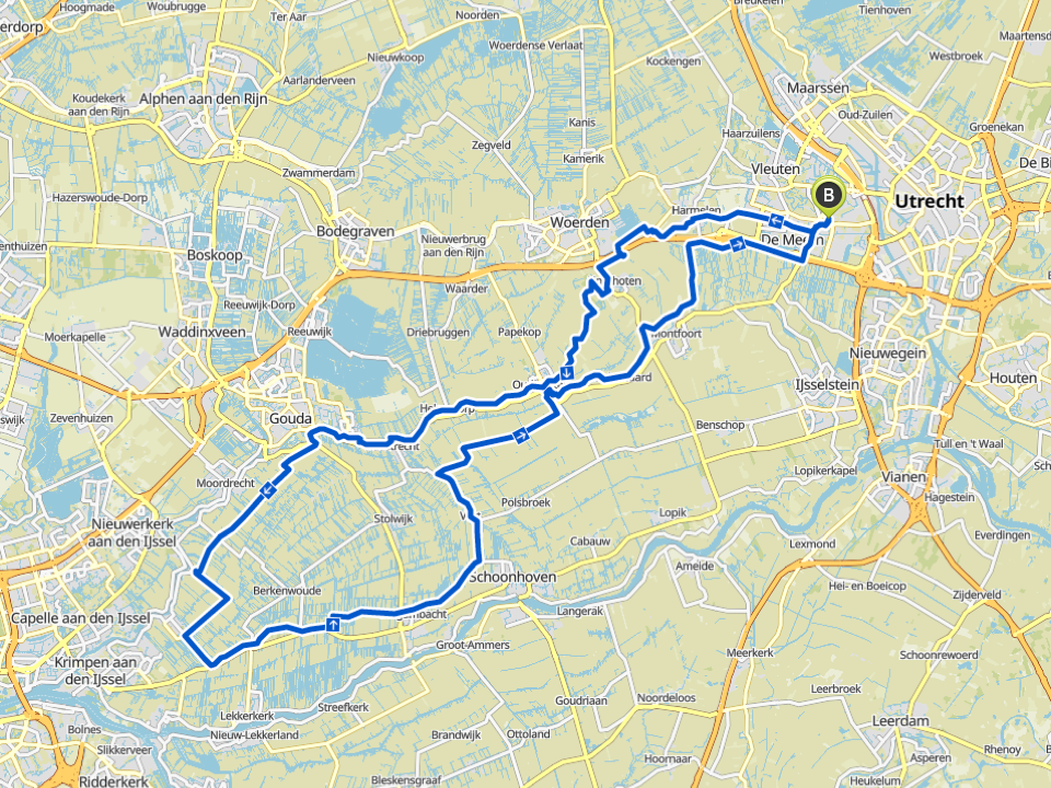 Routes van de Maximus Ride 2019